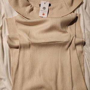 Women's Cream Sweater Dress
